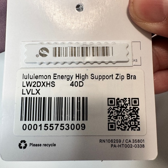 Lululemon Energy Zip Front Bra - Picture 10 of 12